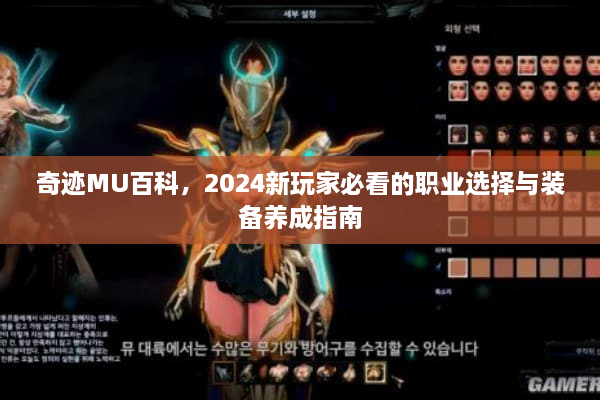 奇迹MU百科，2024新玩家必看的职业选择与装备养成指南