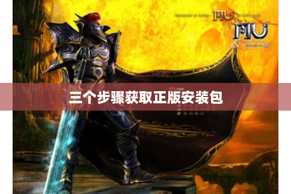 三个步骤获取正版安装包