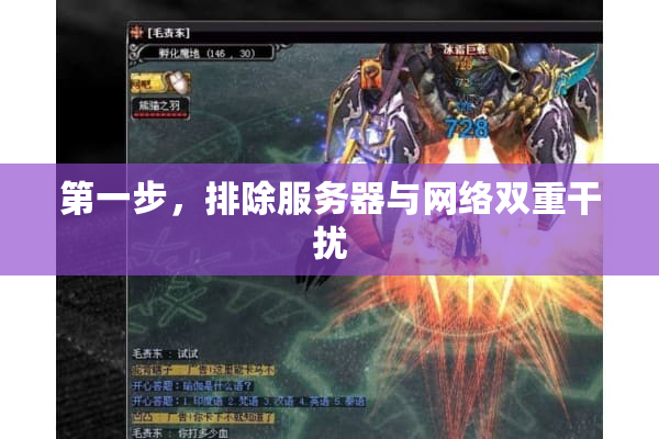 第一步,排除服务器与网络双重干扰 第一步,排除服务器与网络双重干扰