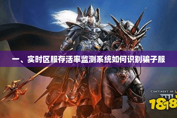 一、实时区服存活率监测系统如何识别骗子服