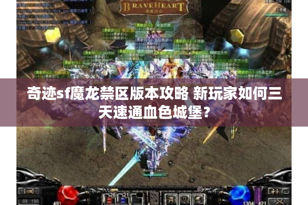 奇迹sf魔龙禁区版本攻略 新玩家如何三天速通血色城堡？