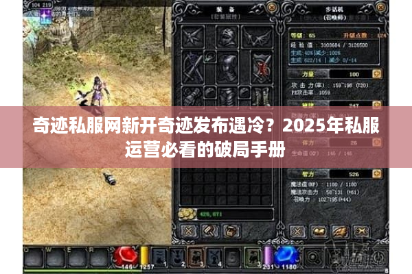 奇迹私服网新开奇迹发布遇冷？2025年私服运营必看的破局手册