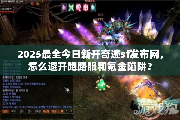2025最全今日新开奇迹sf发布网，怎么避开跑路服和氪金陷阱？