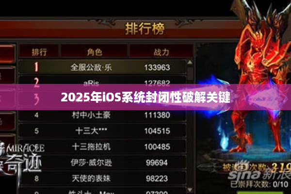 2025年iOS系统封闭性破解关键