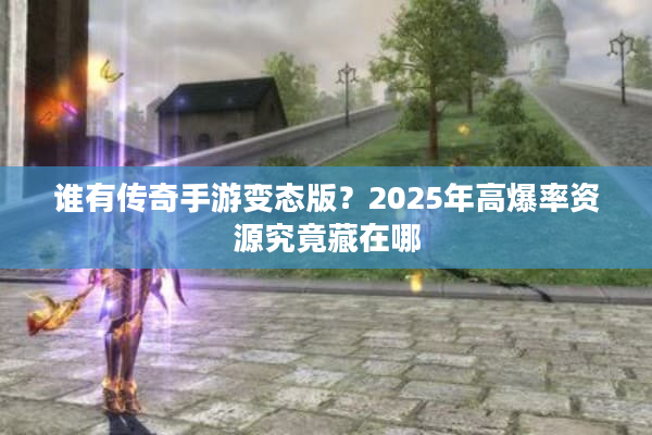 谁有传奇手游变态版？2025年高爆率资源究竟藏在哪