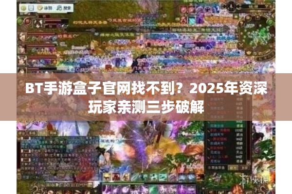 BT手游盒子官网找不到？2025年资深玩家亲测三步破解