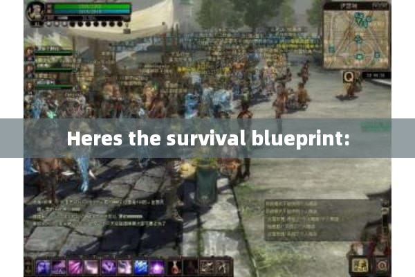 Heres the survival blueprint: