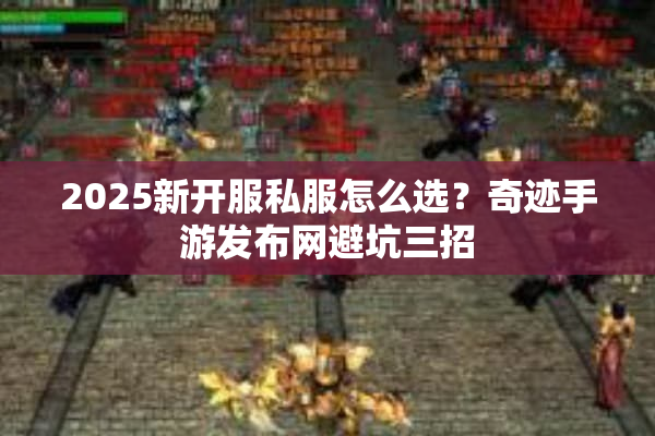 2025新开服私服怎么选？奇迹手游发布网避坑三招