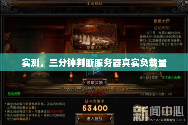 实测,三分钟判断服务器真实负载量 实测,三分钟判断服务器真实负载量