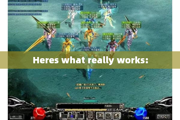 Heres what really works: