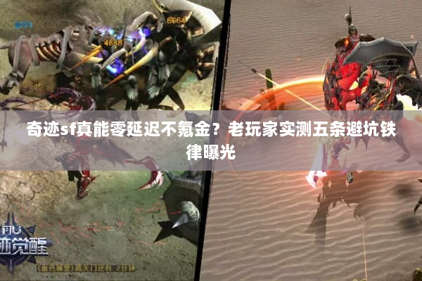 奇迹sf真能零延迟不氪金？老玩家实测五条避坑铁律曝光