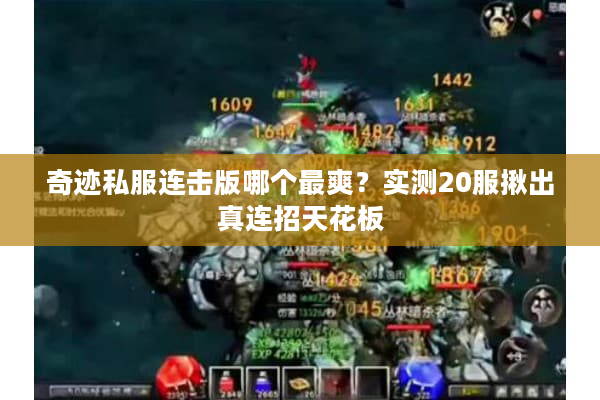 奇迹私服连击版哪个最爽？实测20服揪出真连招天花板