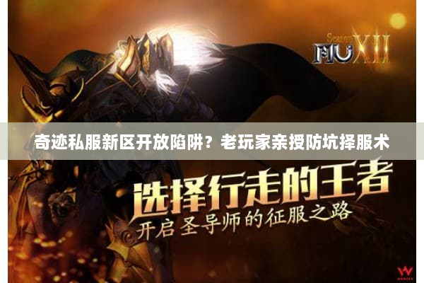 奇迹私服新区开放陷阱？老玩家亲授防坑择服术