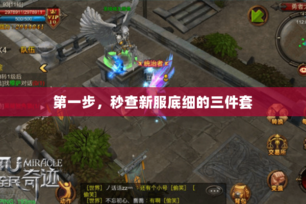 第一步，秒查新服底细的三件套