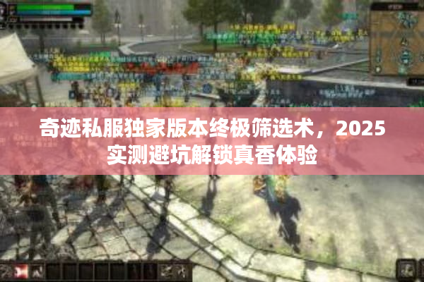 奇迹私服独家版本终极筛选术，2025实测避坑解锁真香体验