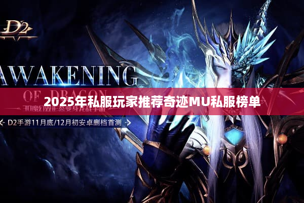 2025年私服玩家推荐奇迹MU私服榜单 2025年私服玩家推荐奇迹MU私服榜单
