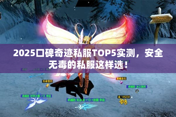 2025口碑奇迹私服TOP5实测,安全无毒的私服这样选! 2025口碑奇迹私服TOP5实测,安全无毒的私服这样选!