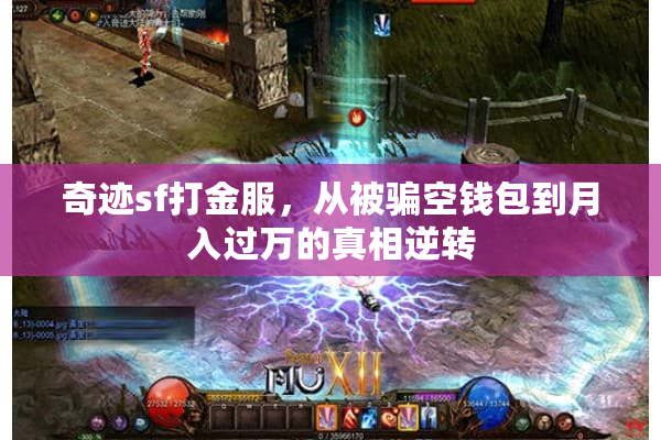 奇迹sf打金服，从被骗空钱包到月入过万的真相逆转