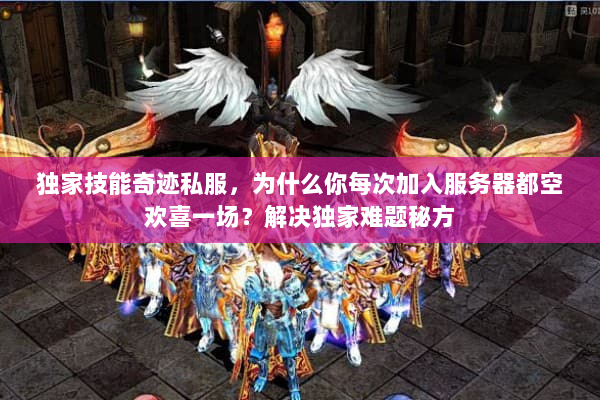 独家技能奇迹私服，为什么你每次加入服务器都空欢喜一场？解决独家难题秘方