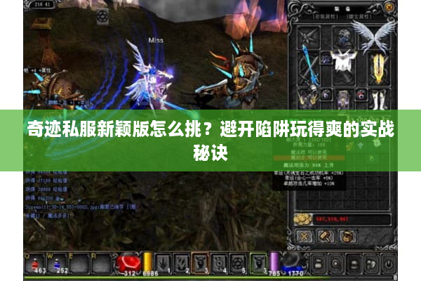 奇迹私服新颖版怎么挑？避开陷阱玩得爽的实战秘诀