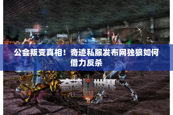 公会叛变真相！奇迹私服发布网独狼如何借力反杀